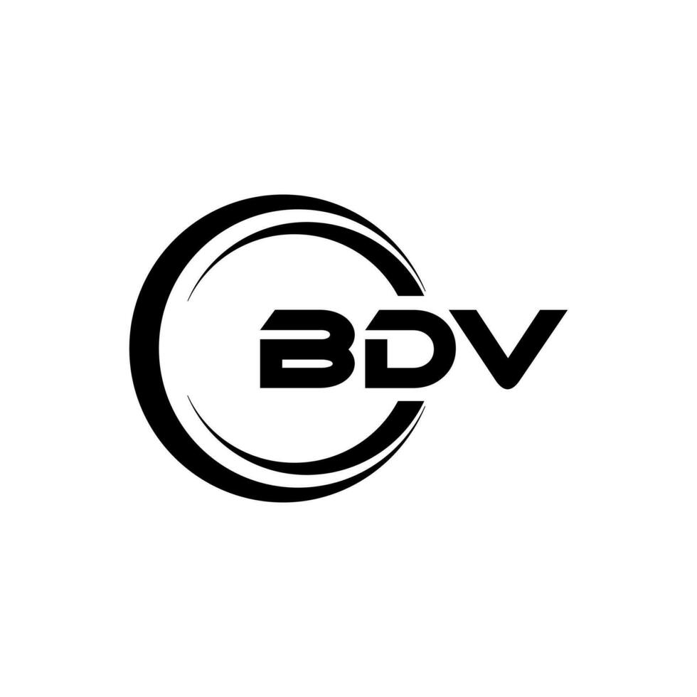 bdv Logo Design, Inspiration zum ein einzigartig Identität. modern Eleganz und kreativ Design. Wasserzeichen Ihre Erfolg mit das auffällig diese Logo. vektor