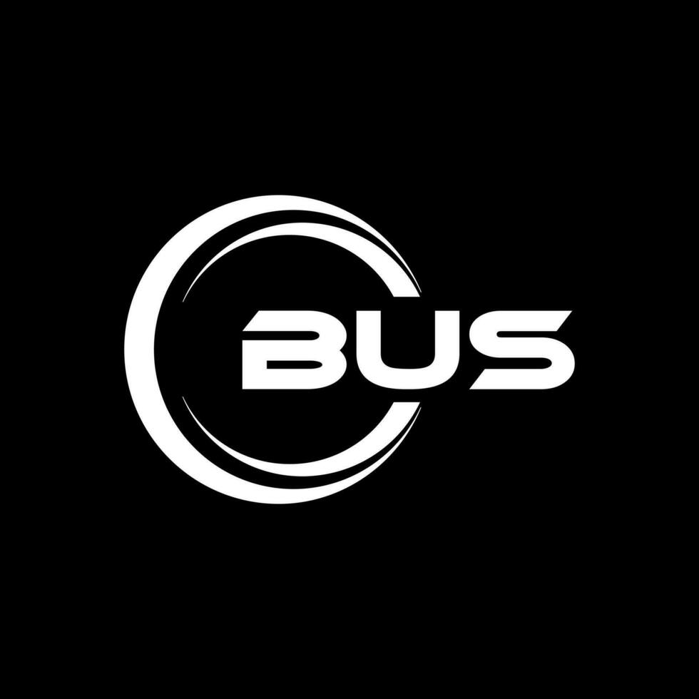 buss logotyp design, inspiration för en unik identitet. modern elegans och kreativ design. vattenmärke din Framgång med de slående detta logotyp. vektor