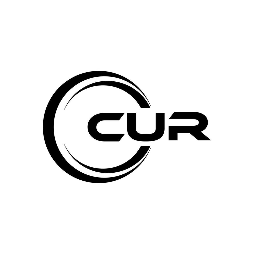 cur Logo Design, Inspiration zum ein einzigartig Identität. modern Eleganz und kreativ Design. Wasserzeichen Ihre Erfolg mit das auffällig diese Logo. vektor