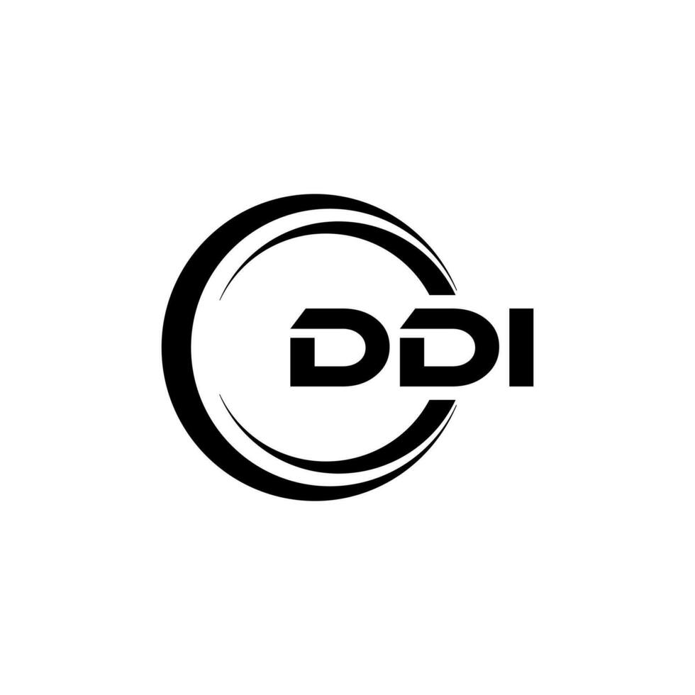 ddi Logo Design, Inspiration zum ein einzigartig Identität. modern Eleganz und kreativ Design. Wasserzeichen Ihre Erfolg mit das auffällig diese Logo. vektor