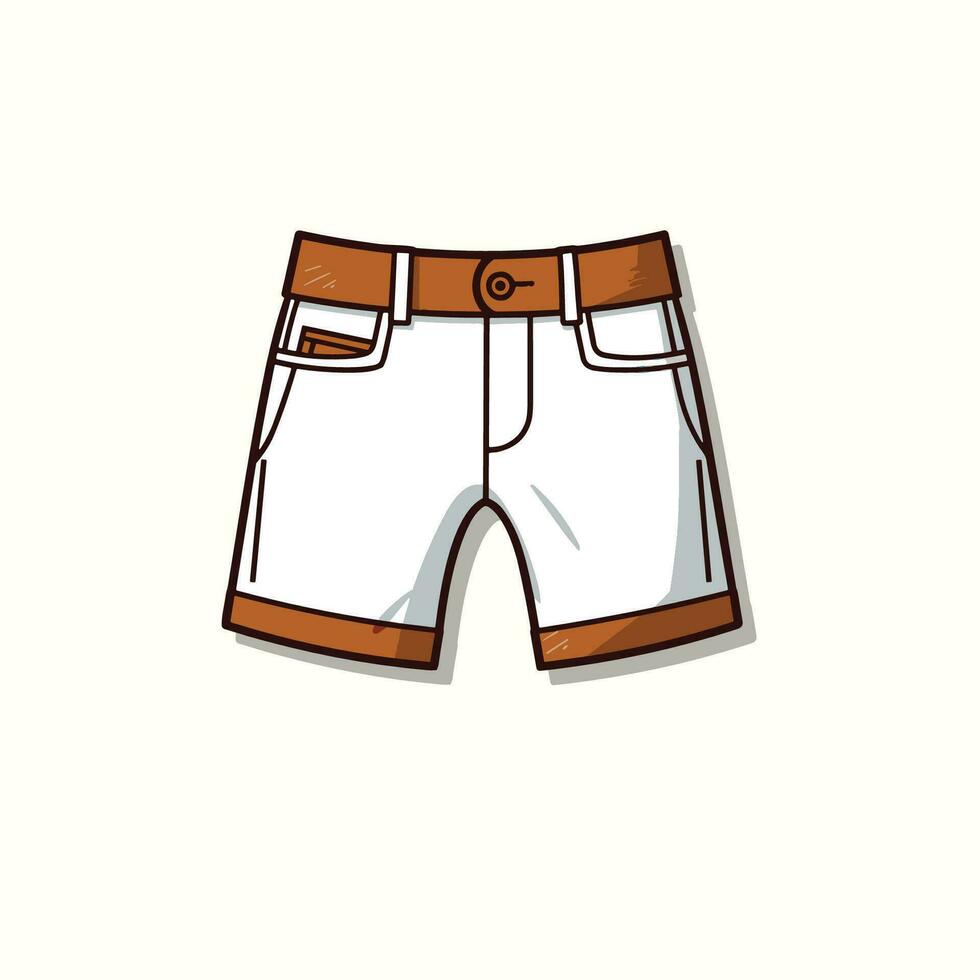 kurze Hose Vektor Clip Kunst Illustration