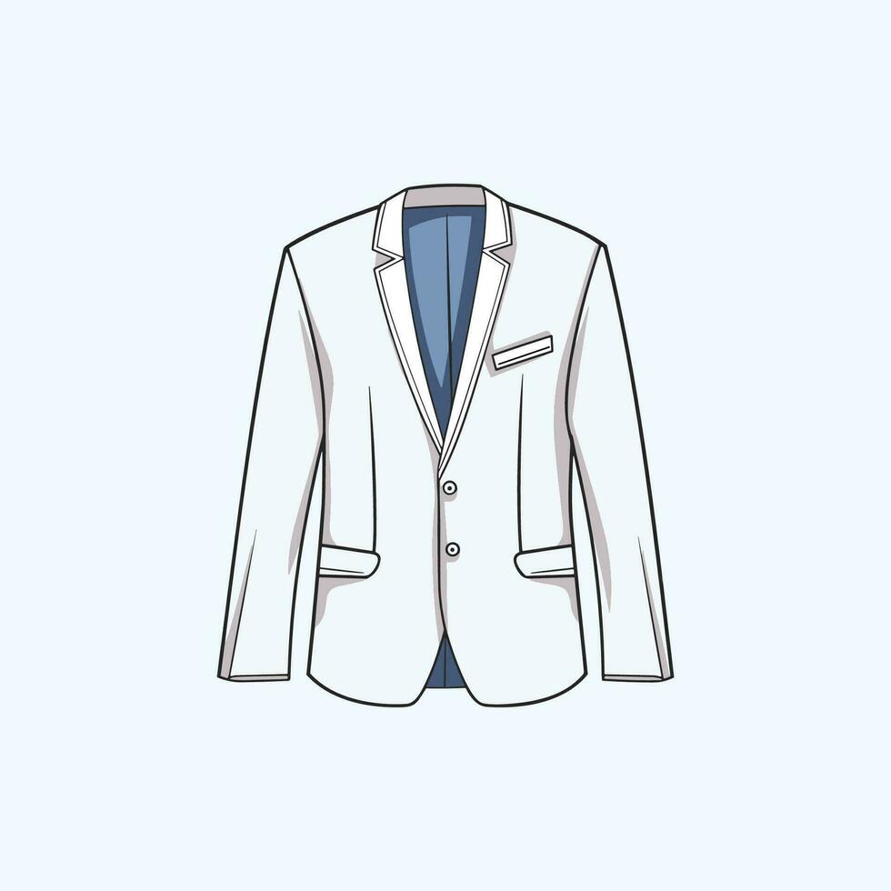 blazer vektor klämma konst illustration