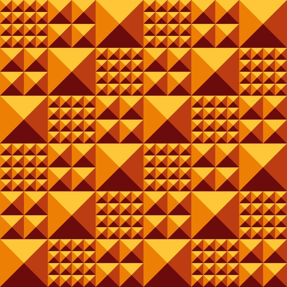 mosaik- mönster med pyramid lättnad volym yta vektor
