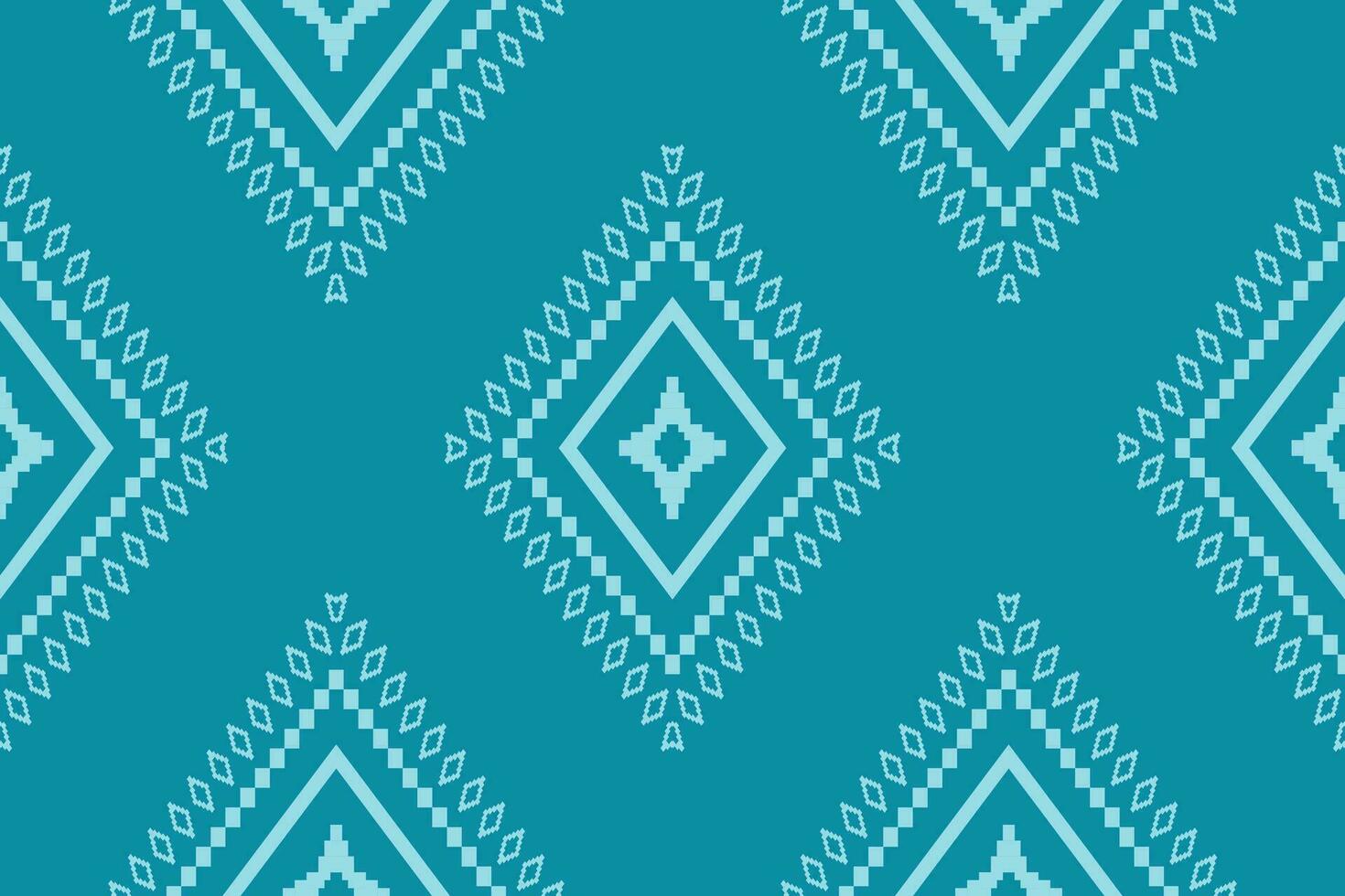 indigo Marin blå geometrisk traditionell etnisk mönster ikat sömlös mönster gräns abstrakt design för tyg skriva ut trasa klänning matta gardiner och sarong aztec afrikansk indisk indonesiska vektor