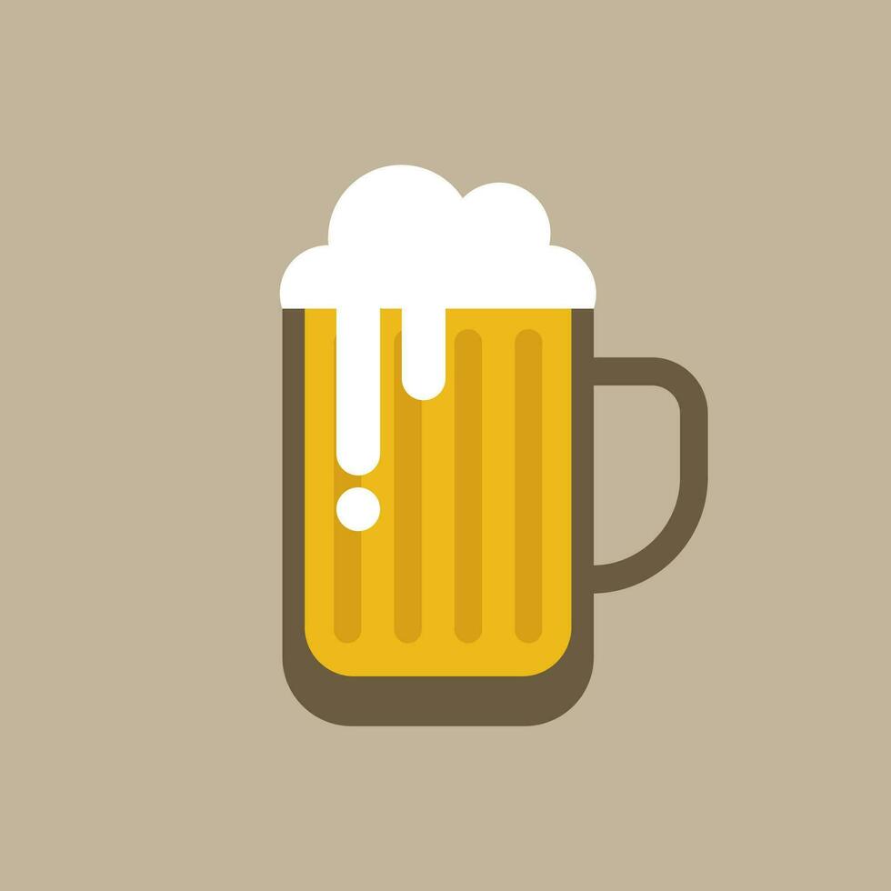 Bier Symbol Vektor Design Illustration