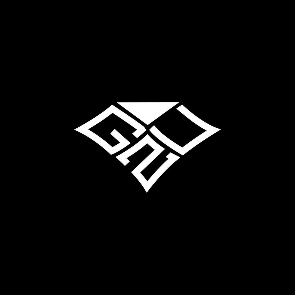 gzu Brief Logo Vektor Design, gzu einfach und modern Logo. gzu luxuriös Alphabet Design