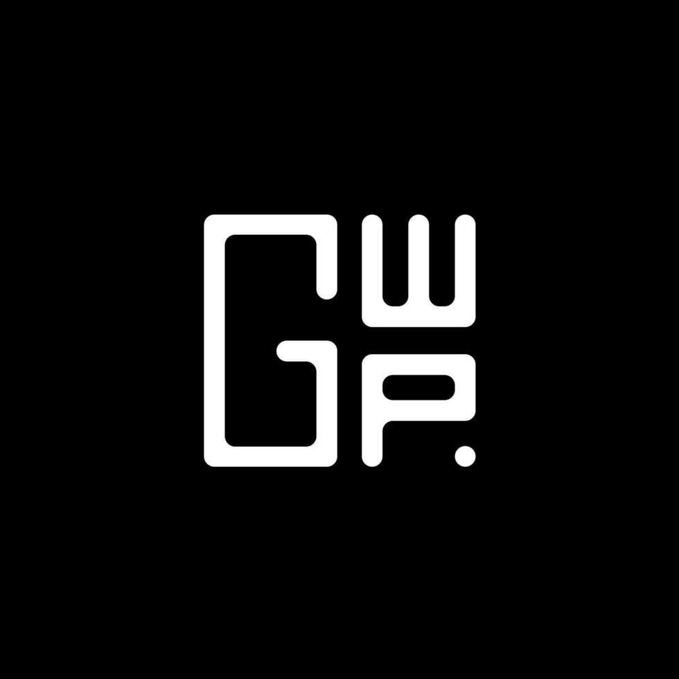 gwp Brief Logo Vektor Design, gwp einfach und modern Logo. gwp luxuriös Alphabet Design