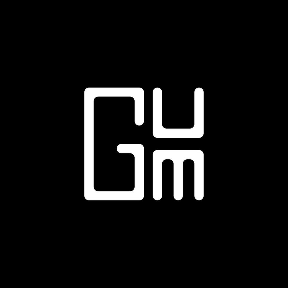 Gummi Brief Logo Vektor Design, Gummi einfach und modern Logo. Gummi luxuriös Alphabet Design
