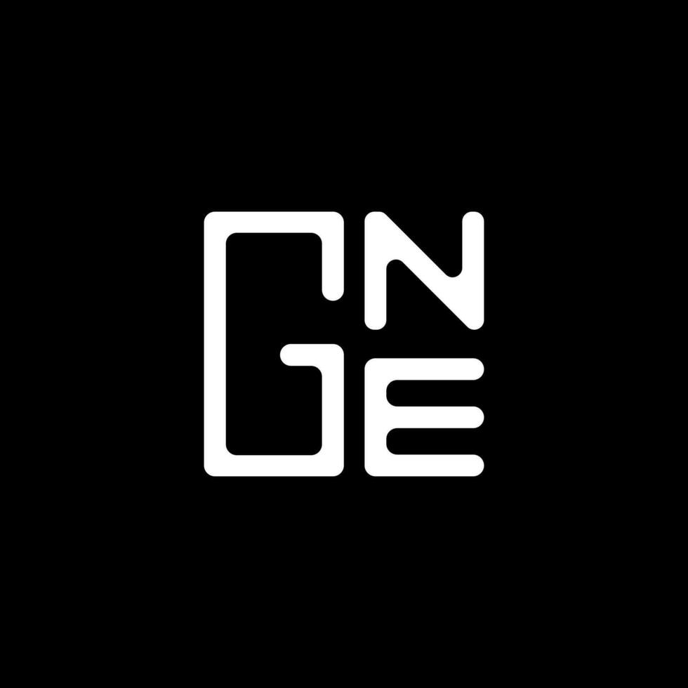 gne brev logotyp vektor design, gne enkel och modern logotyp. gne lyxig alfabet design