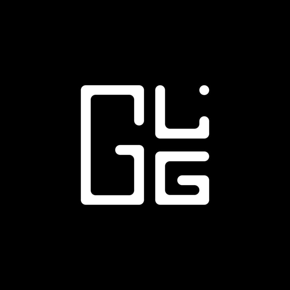 glg brev logotyp vektor design, glg enkel och modern logotyp. glg lyxig alfabet design
