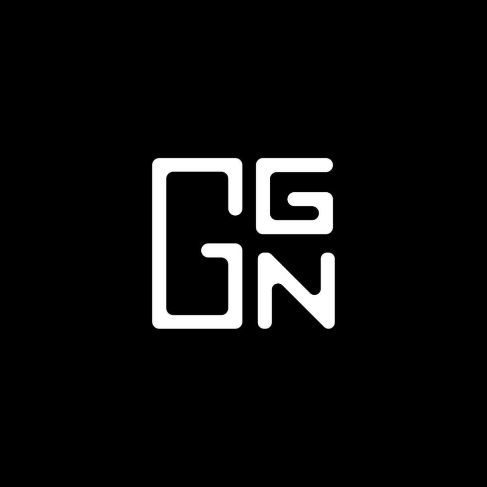 ggn brev logotyp vektor design, ggn enkel och modern logotyp. ggn lyxig alfabet design