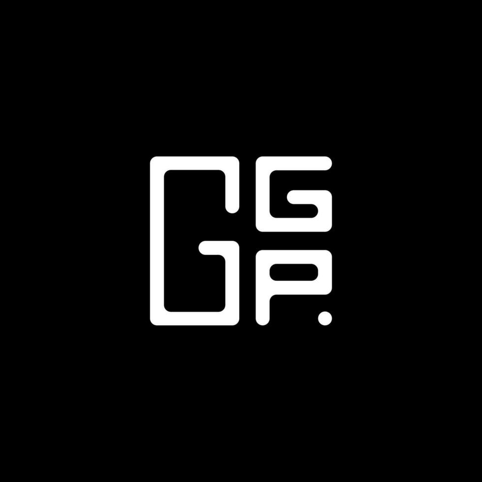 ggp Brief Logo Vektor Design, ggp einfach und modern Logo. ggp luxuriös Alphabet Design