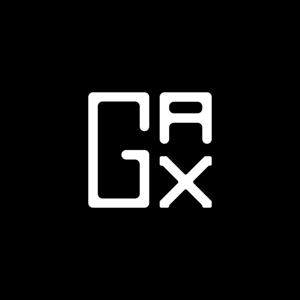 gax Brief Logo Vektor Design, gax einfach und modern Logo. gax luxuriös Alphabet Design