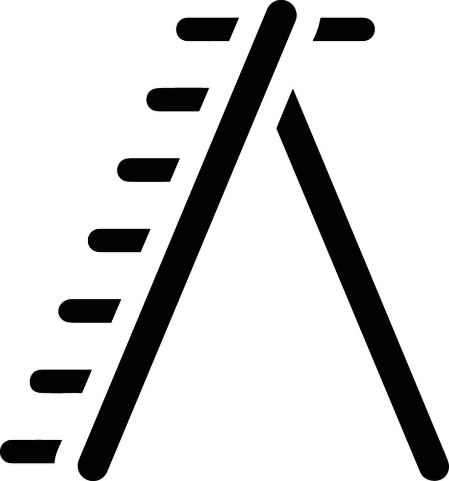 trappa upp rulltrappa ikon symbol bild vektor. illustration av övervåningen isolerat Framgång begrepp design bild. vektor
