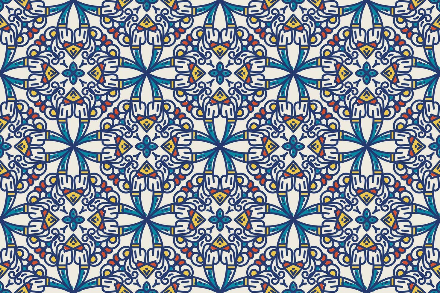 turkiska moské fönster vektor sömlös mönster. ramadan mubarak muslim bakgrund. traditionell ramadan kareem moské mönster med guld rutnät mosaik. islamic fönster rutnät design av lykta former kakel.