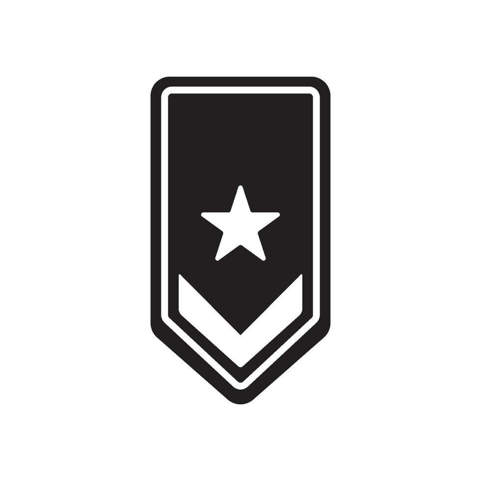 Militär- Rang Symbol Vektor