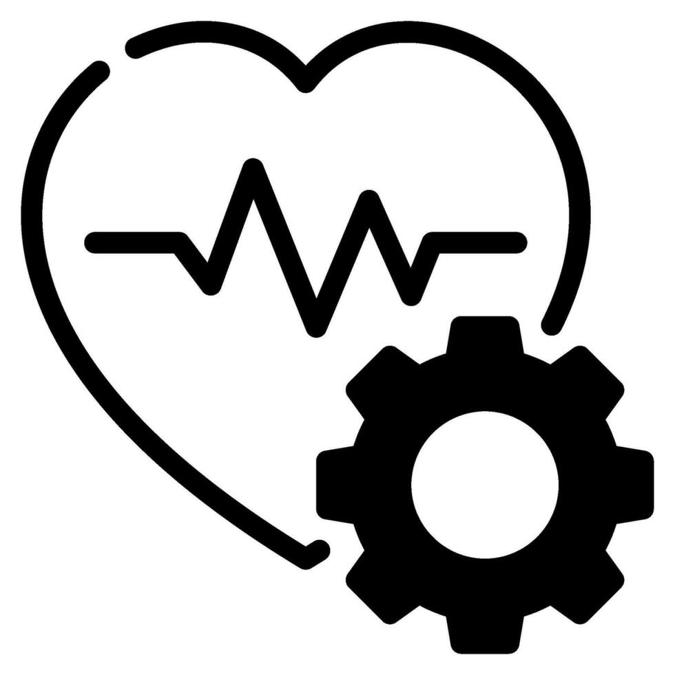 Herz gesund Optionen Symbol Illustration vektor