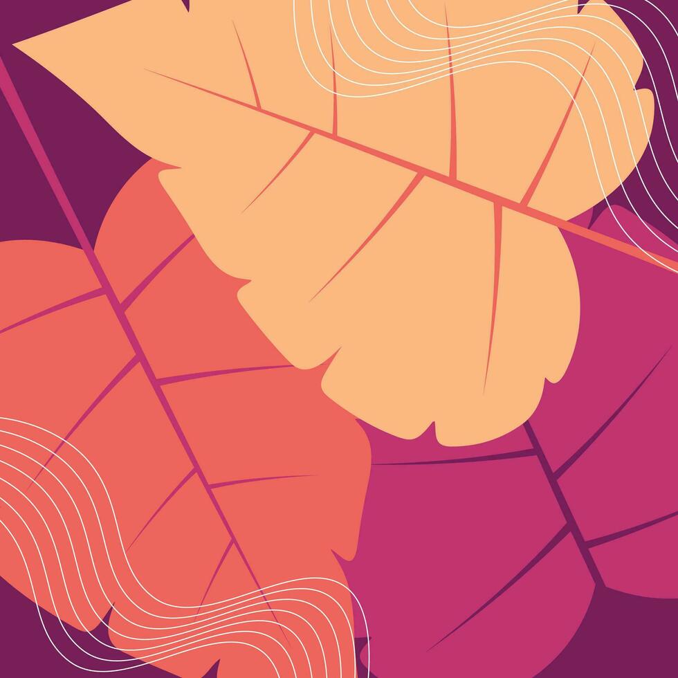 Herbst Hintergrund mit schön Blatt Symbole. Vektor Illustration zum Gruß Karten, Flyer, Banner, Sozial Medien, Tapeten.