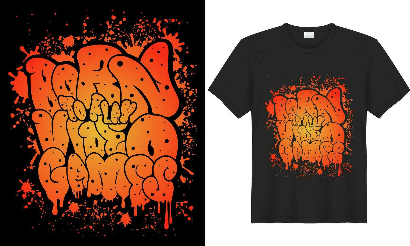 gaming typografi text vektor grafisk graffiti t-shirt design. perfekt gåva för spelare. född till spela video spel. trendig Citat. illustration skriva ut design mall för kläder, väska, klistermärke, mugg.