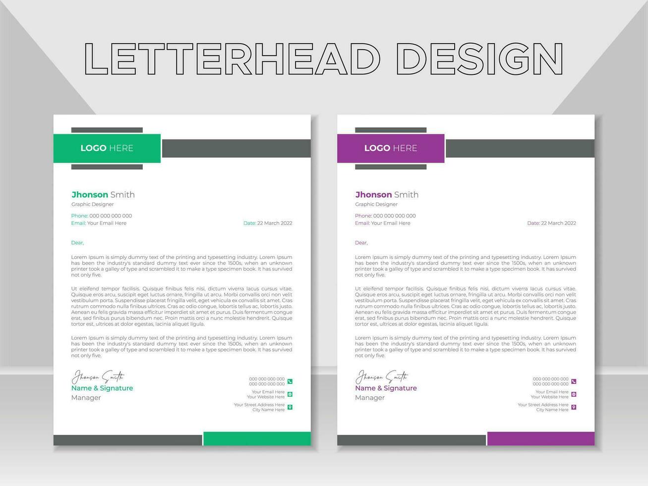 företags- modern brev design mall, företag brev design, företag stil brev huvud mallar för din projekt design. vektor