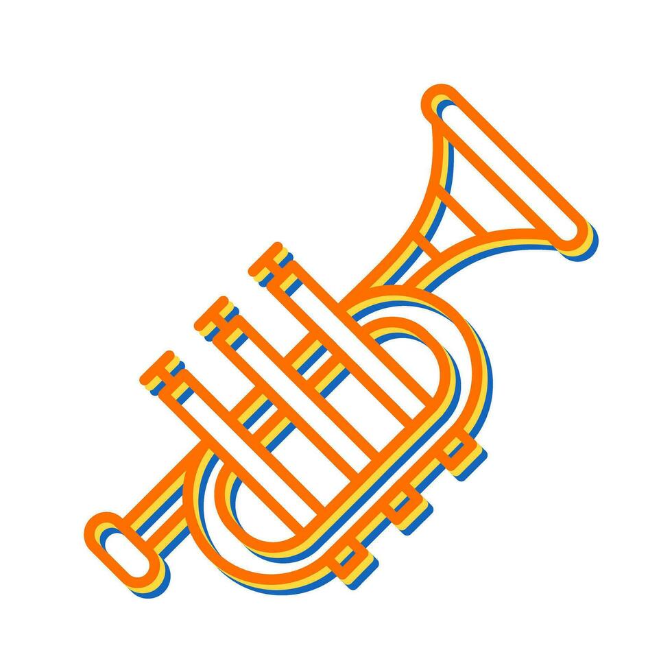 trumpeter vektor ikon