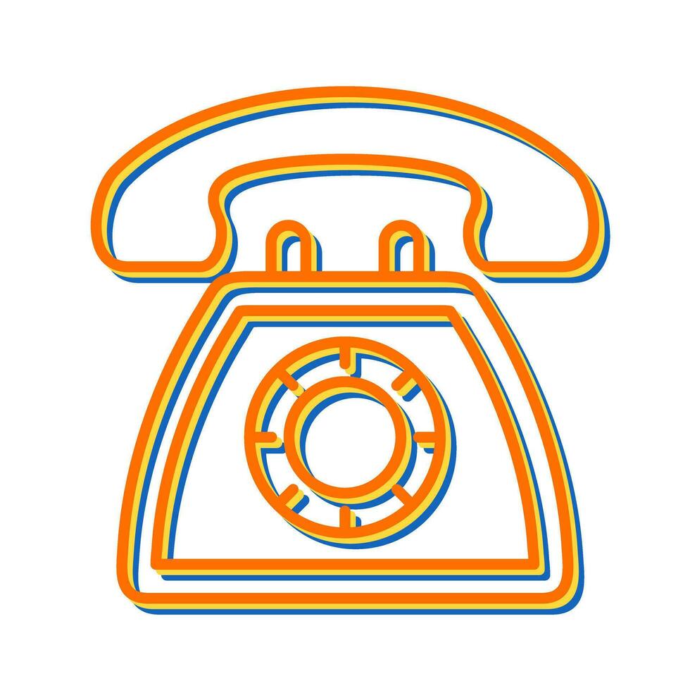 Telefon-Vektor-Symbol vektor