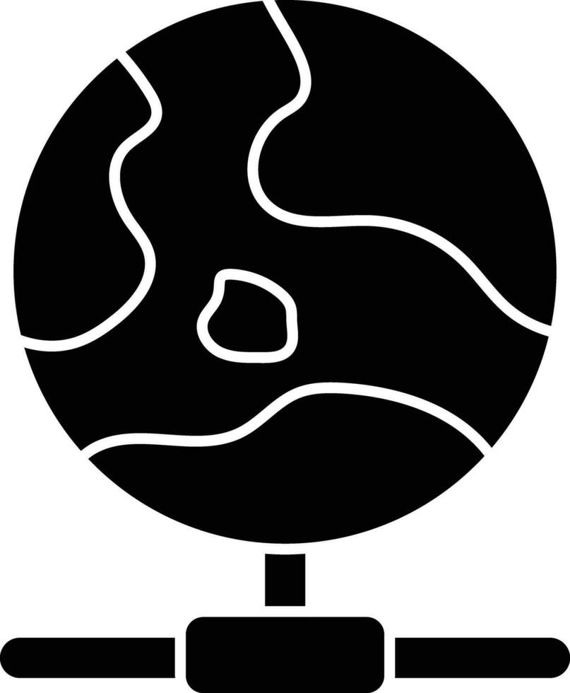 Glyphe Symbole Design Stil vektor