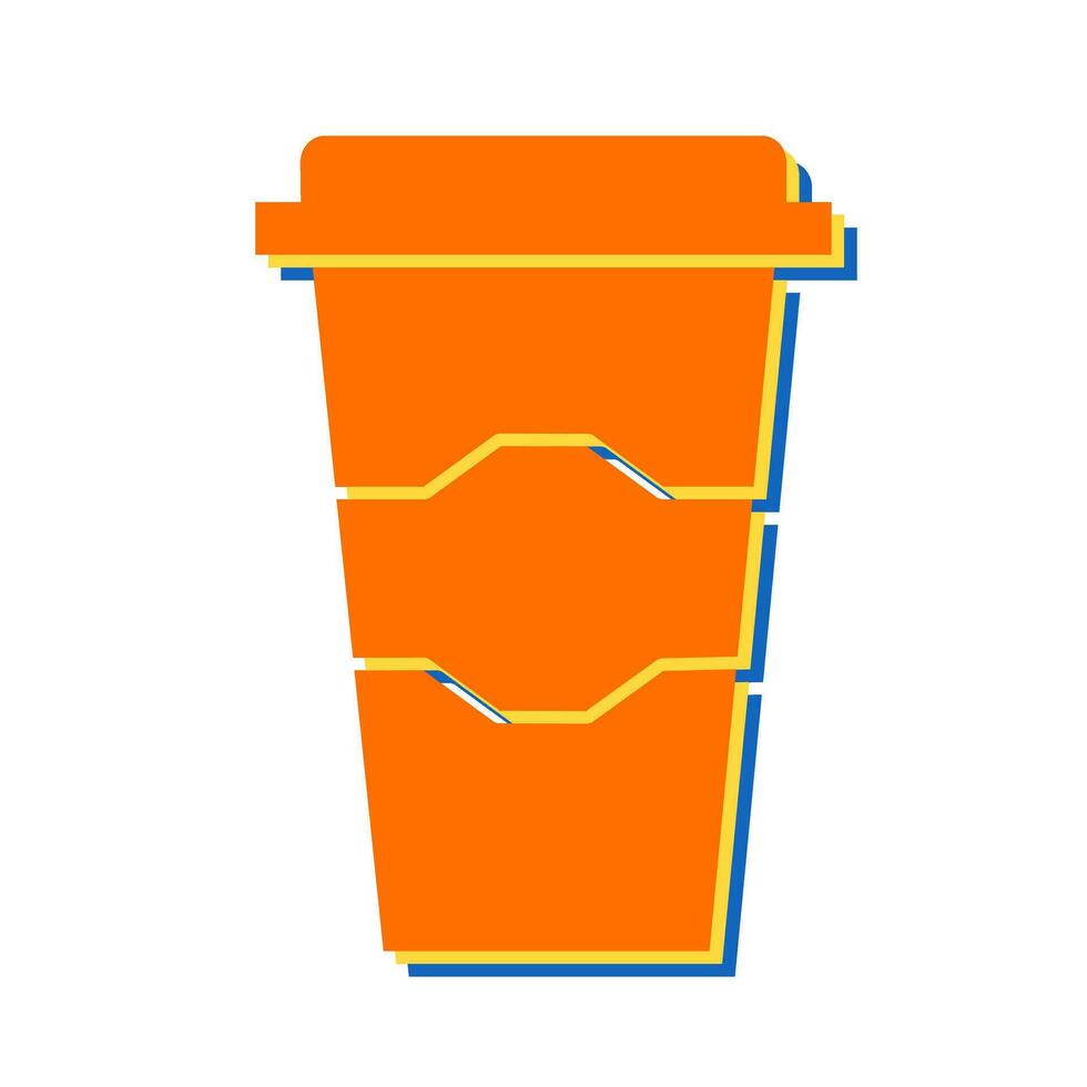 kaffe koppar vektor ikon