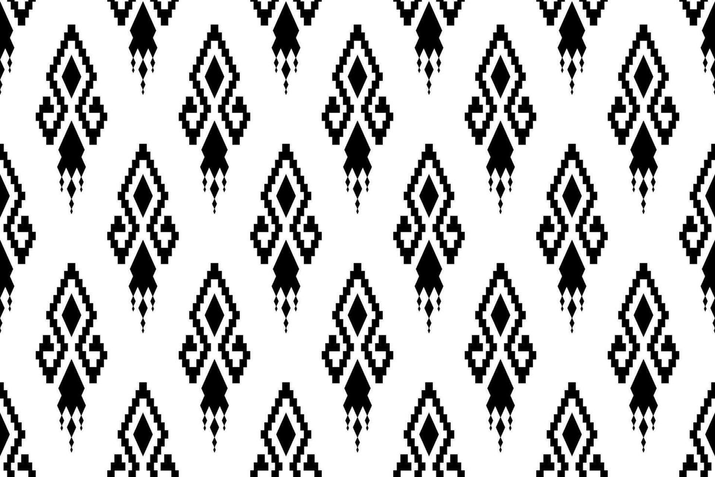 korsa sy färgrik geometrisk traditionell etnisk mönster ikat sömlös mönster abstrakt design för tyg skriva ut trasa klänning matta gardiner och sarong aztec afrikansk indisk indonesiska vektor