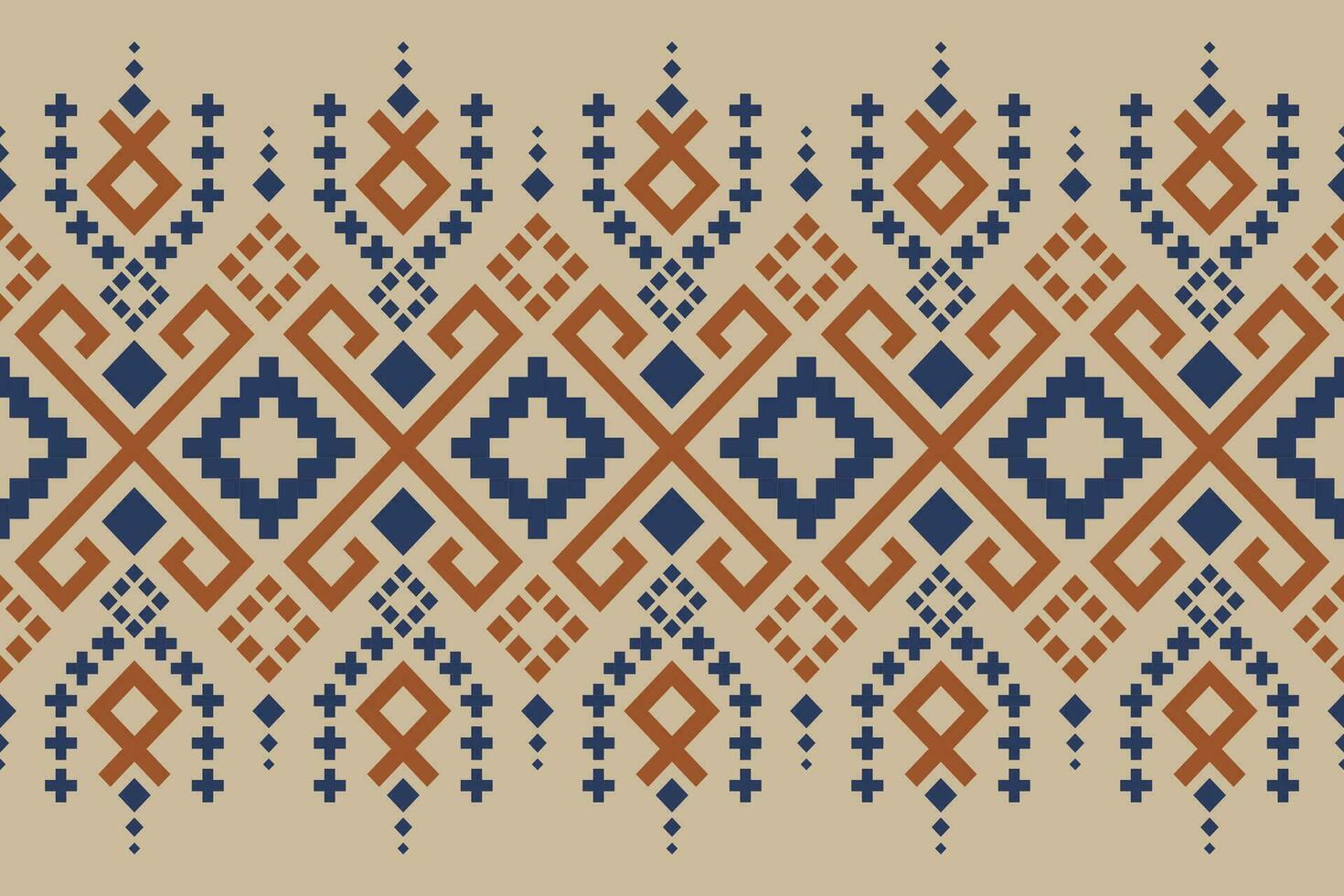 korsa sy färgrik geometrisk traditionell etnisk mönster ikat sömlös mönster abstrakt design för tyg skriva ut trasa klänning matta gardiner och sarong aztec afrikansk indisk indonesiska vektor