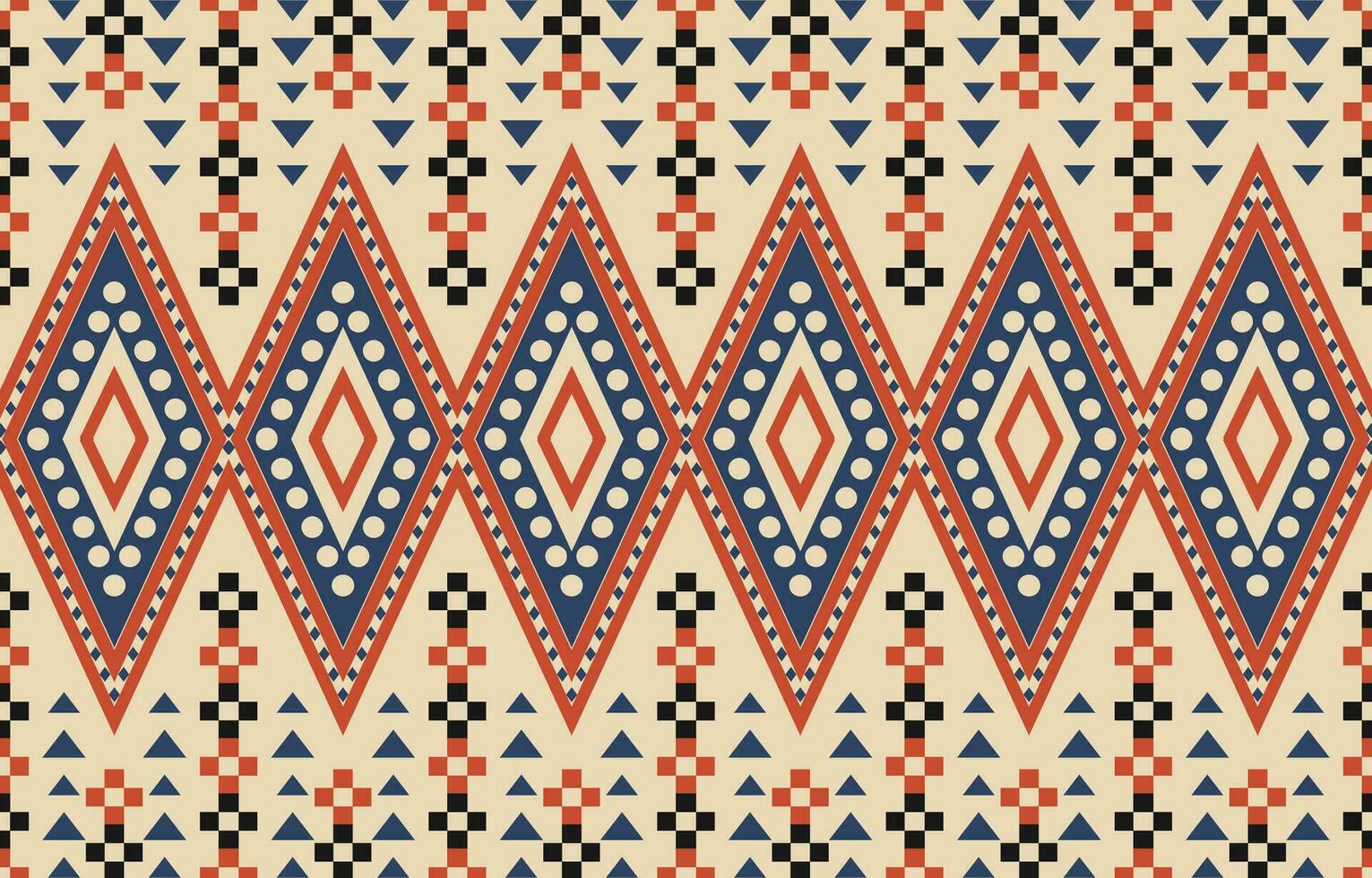 ethnisch abstrakt Ikat Kunst. aztekisch Ornament drucken. geometrisch ethnisch Muster nahtlos Farbe orientalisch. Design zum Hintergrund ,Vorhang, Teppich, Hintergrund, Kleidung, Verpackung, Batik, Vektor Illustration.