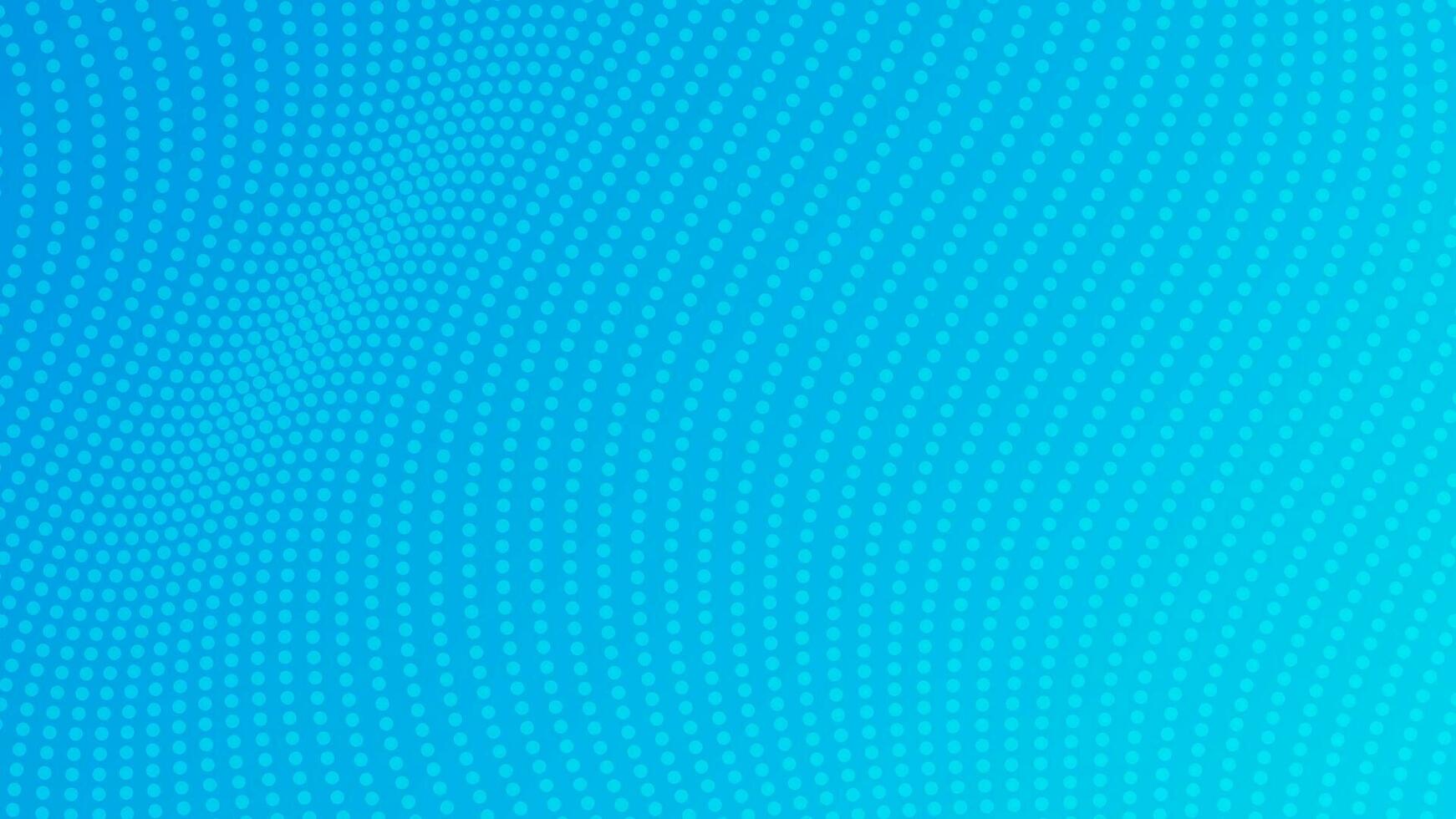 Halbtonverlaufshintergrund mit Punkten. abstraktes blau gepunktetes Pop-Art-Muster im Comic-Stil. Vektor-Illustration vektor