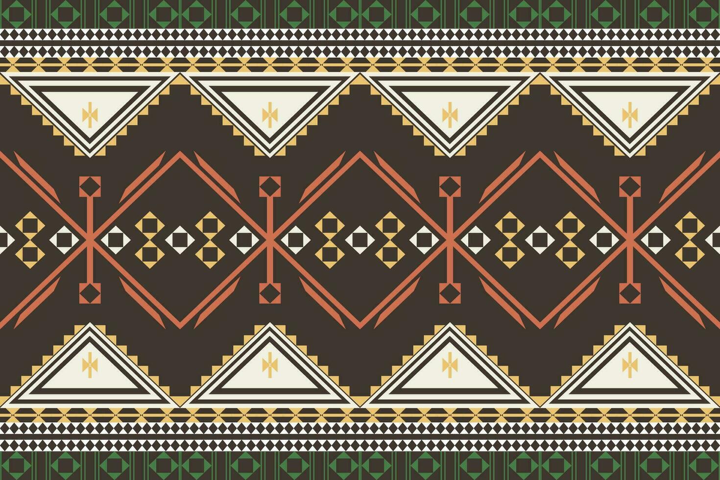 etnisk illustration vector.colorful asiatisk stil blommig mönster.abstrakt etnisk aztec geometrisk mönster design för bakgrund.damask stil mönster för textil- och dekoration. vektor