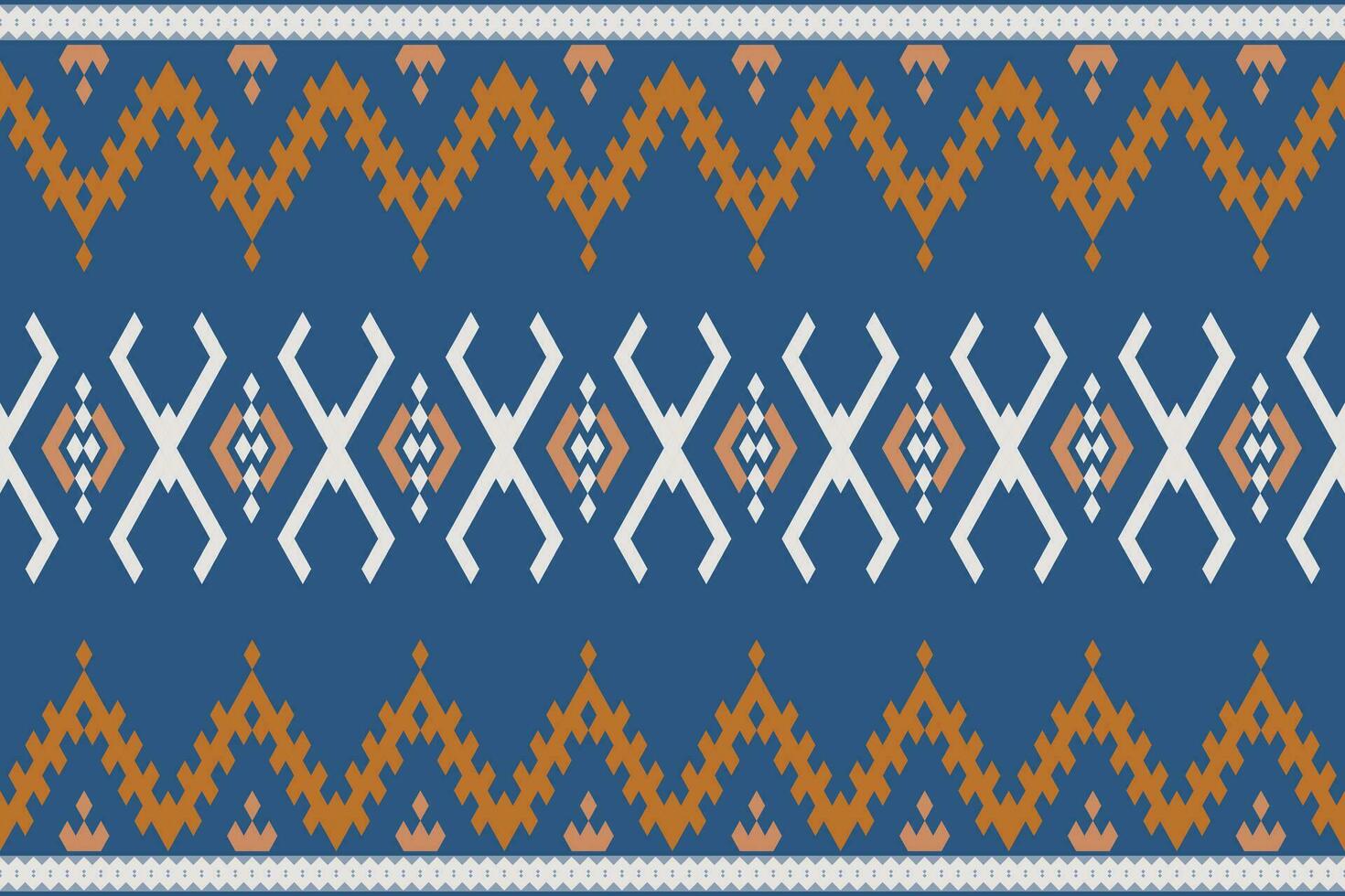 ethnisch abstrakt ikat.nahtlos Muster im Stammesangehöriger aztekisch Boho Vektor design.bunt asiatisch Stil Blumen- Muster.ikat geometrisch Volk ornament.tribal ethnisch Vektor Textur