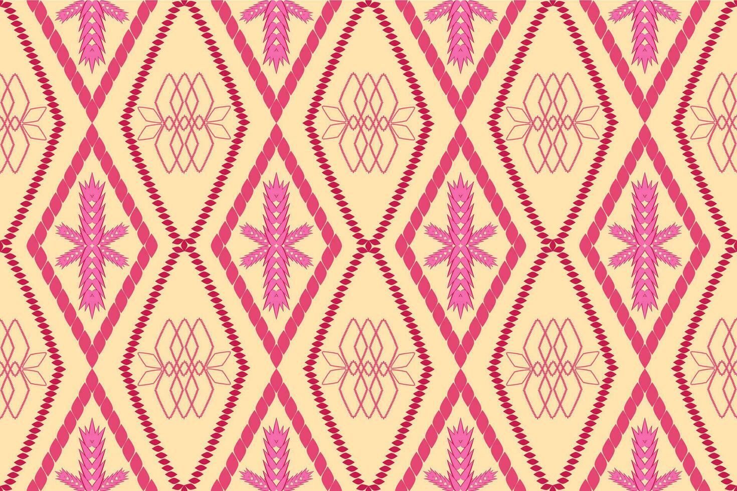 aztekisch geometrisch Muster zum beschwingt Farbe.Damast Stil Muster zum Textil- und Dekoration.ethnisch abstrakt ikat.nahtlos Muster im Stammesangehöriger aztekisch Boho Vektor Design.
