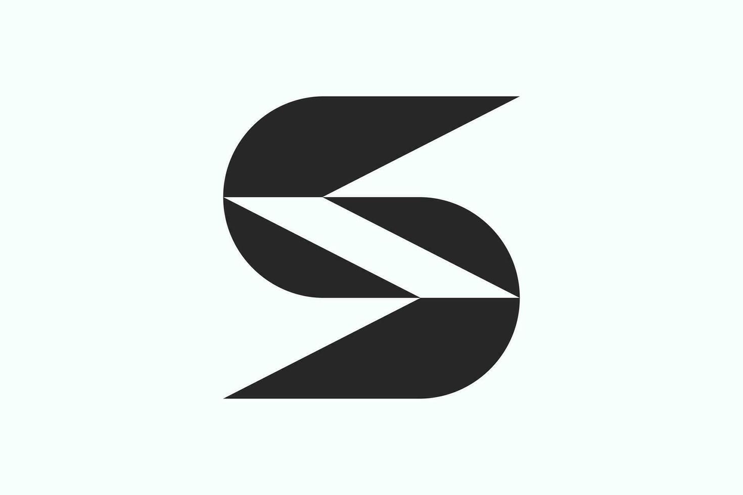 Brief s Logo Symbol Design Illustration vektor