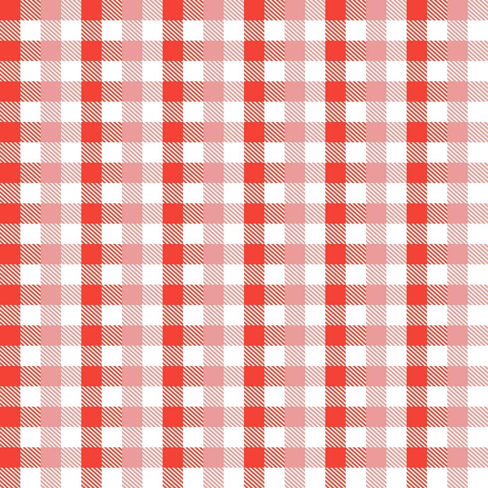 röd pläd mönster med sned linje inuti bakgrund. pläd mönster bakgrund. pläd bakgrund. sömlös mönster. för bakgrund, dekoration, gåva omslag, gingham bordsduk, filt, tartan. vektor