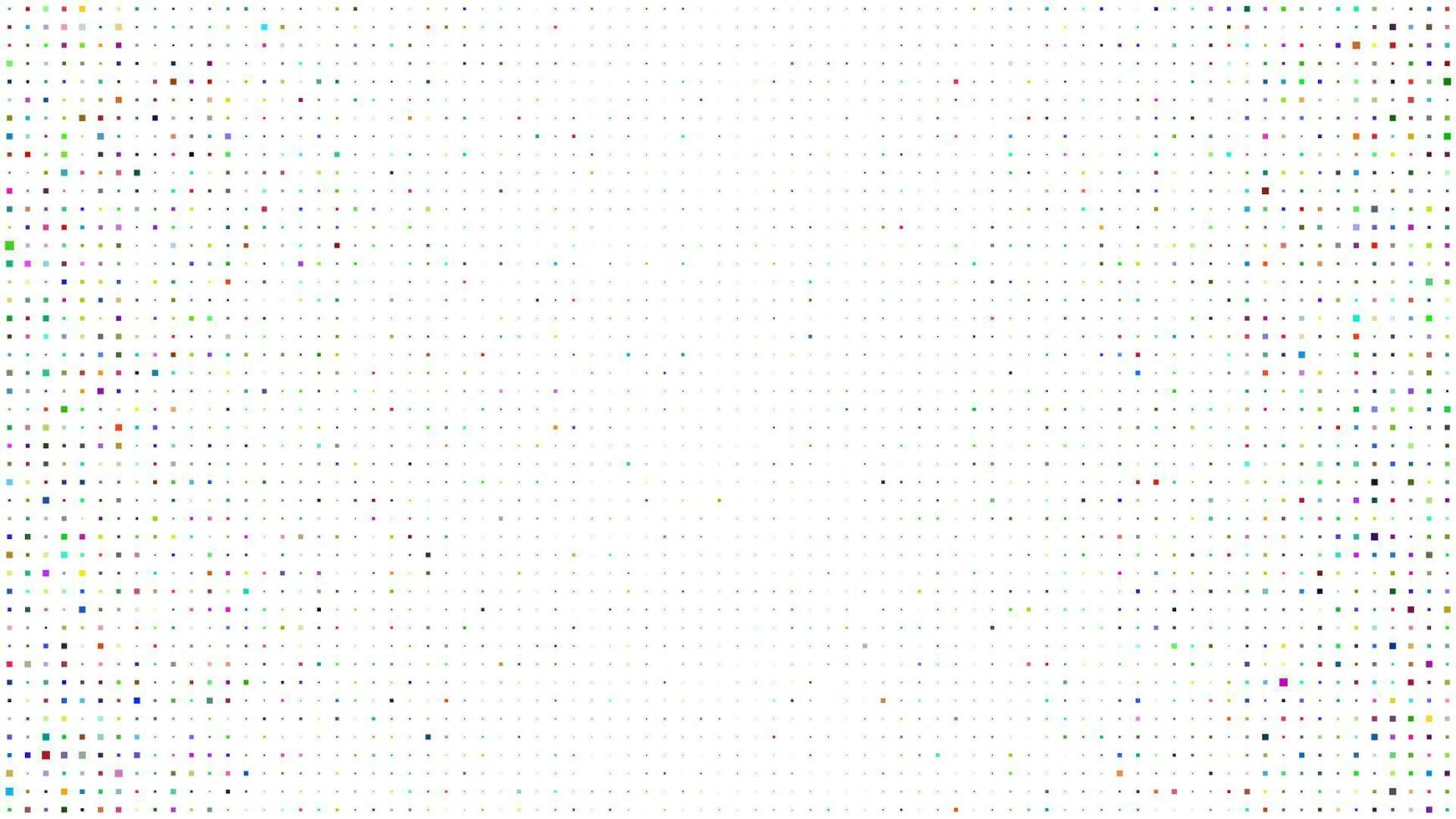 abstrakt geometrisch Hintergrund von Quadrate. Weiß Pixel Hintergrund mit leeren Raum. Vektor Illustration.