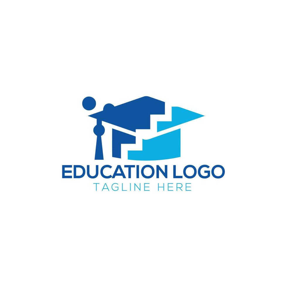 Ausbildung Werdegang Logo Design Vektor