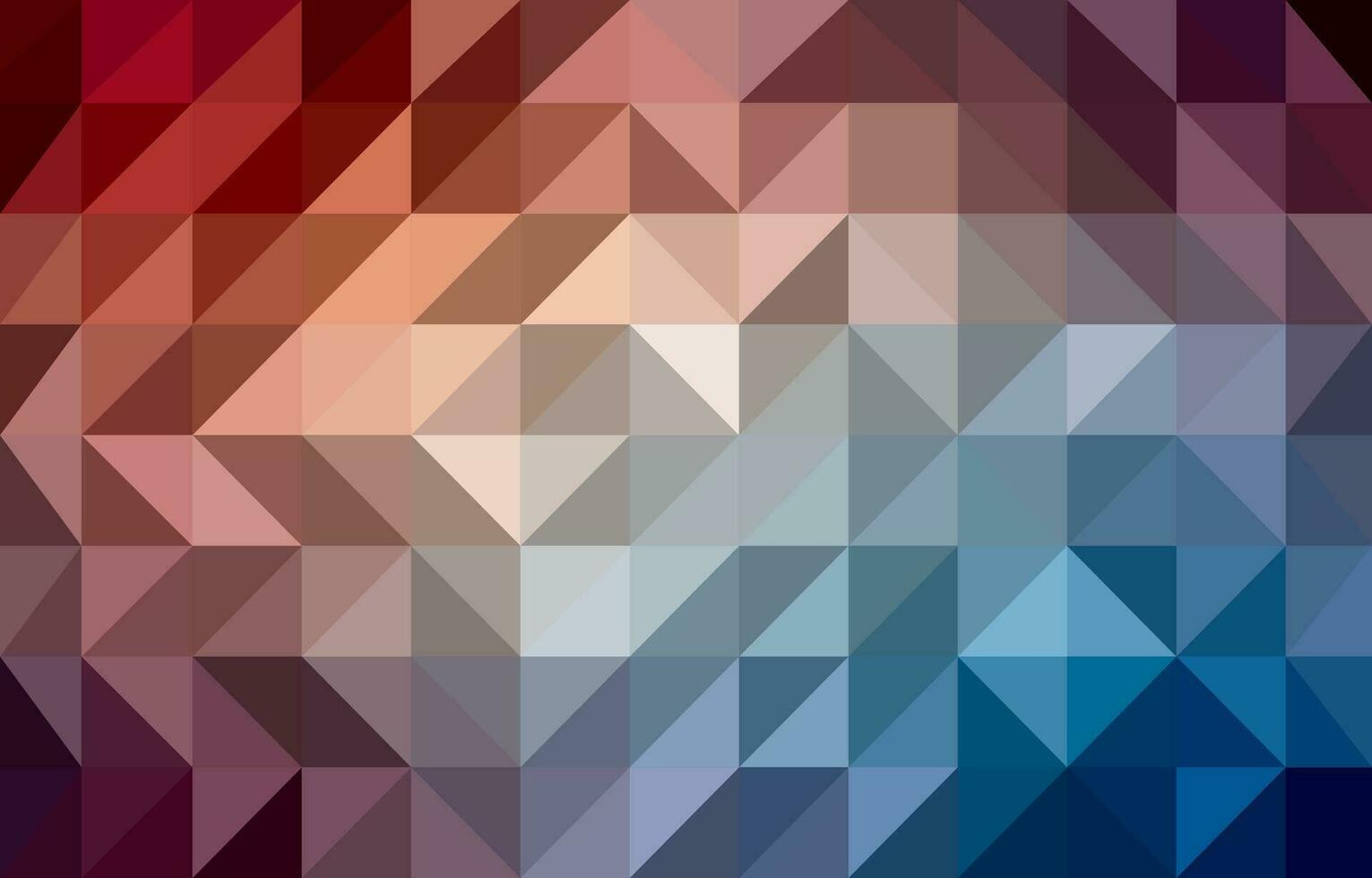 abstrakt bakgrund med trianglar och röd, blå och orange färger vektor