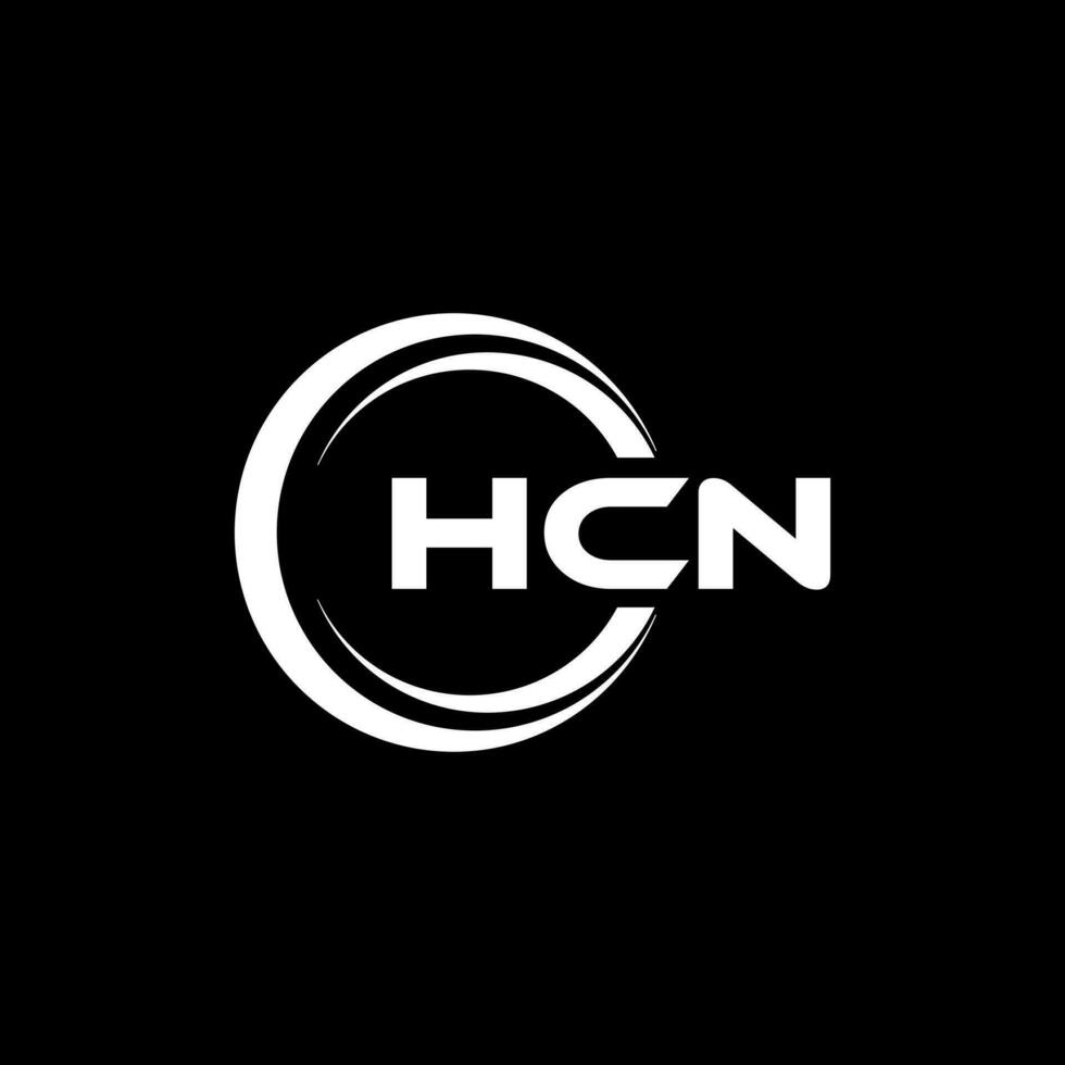 hcn Brief Logo Design, Inspiration zum ein einzigartig Identität. modern Eleganz und kreativ Design. Wasserzeichen Ihre Erfolg mit das auffällig diese Logo. vektor