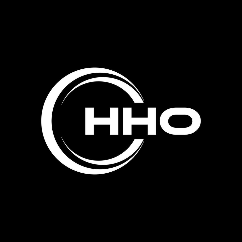 hho Logo Design, Inspiration zum ein einzigartig Identität. modern Eleganz und kreativ Design. Wasserzeichen Ihre Erfolg mit das auffällig diese Logo. vektor