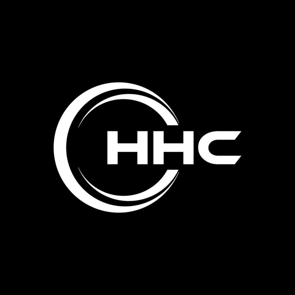 hhc logotyp design, inspiration för en unik identitet. modern elegans och kreativ design. vattenmärke din Framgång med de slående detta logotyp. vektor