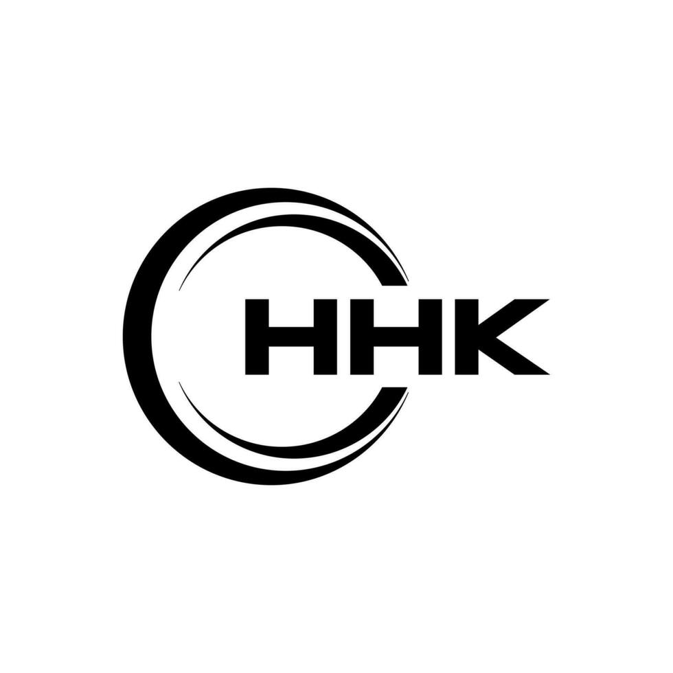 hhk Logo Design, Inspiration zum ein einzigartig Identität. modern Eleganz und kreativ Design. Wasserzeichen Ihre Erfolg mit das auffällig diese Logo. vektor