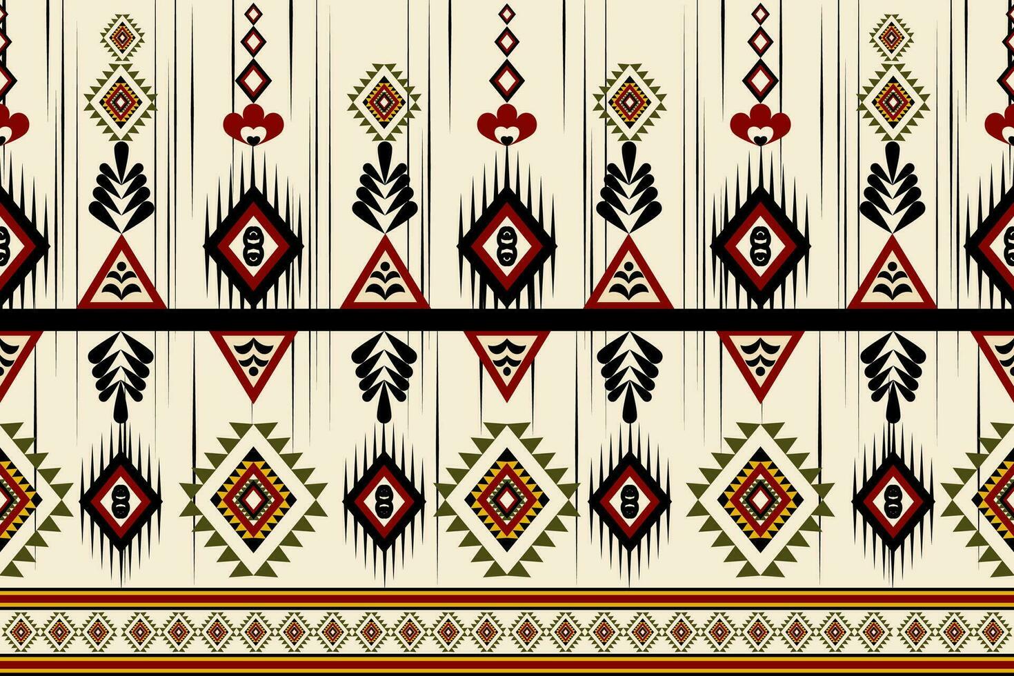Muster ethnisch Design mit Farben und Hintergrund zum Mode Design oder andere Produkte. vektor