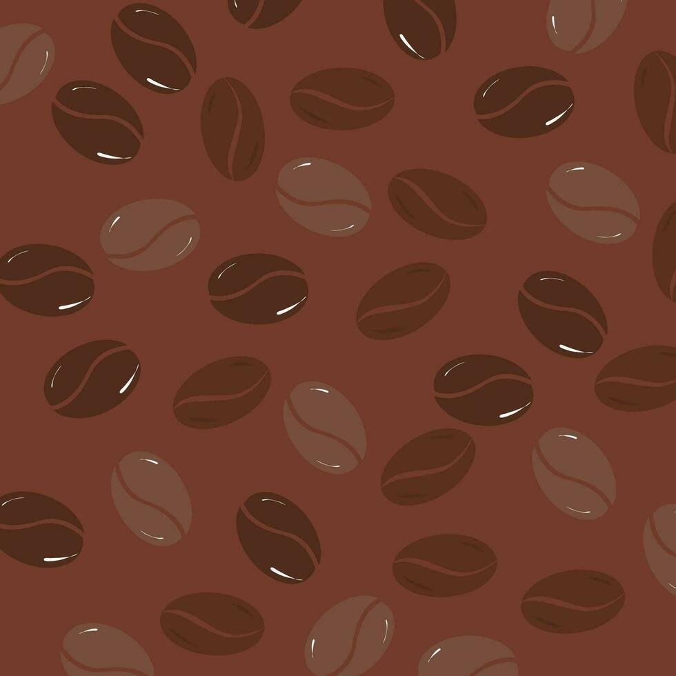 Kaffeebohnen Hintergrund vektor