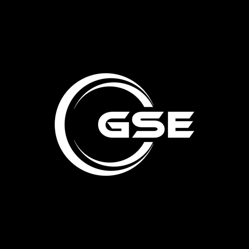 gse logotyp design, inspiration för en unik identitet. modern elegans och kreativ design. vattenmärke din Framgång med de slående detta logotyp. vektor