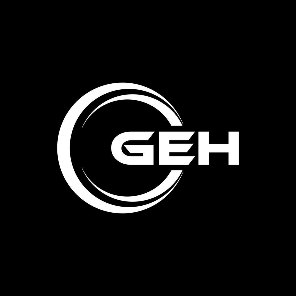 geh logotyp design, inspiration för en unik identitet. modern elegans och kreativ design. vattenmärke din Framgång med de slående detta logotyp. vektor