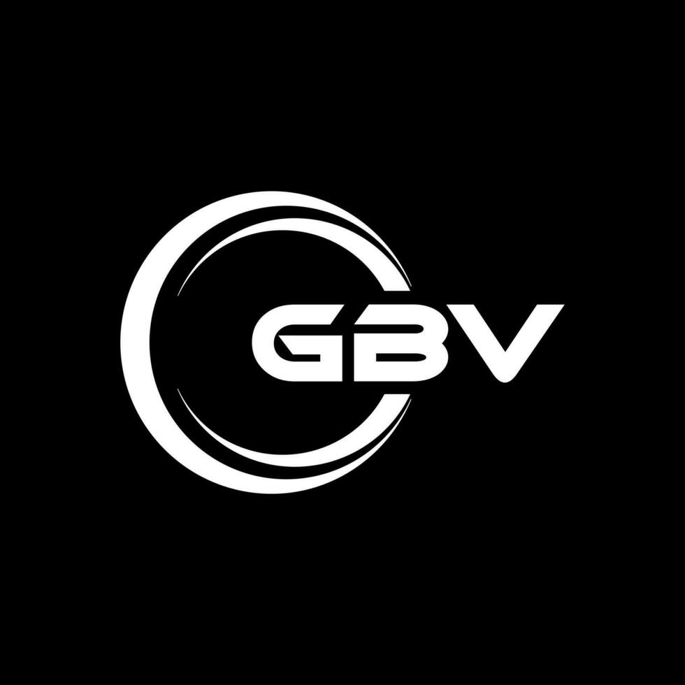 gbv logotyp design, inspiration för en unik identitet. modern elegans och kreativ design. vattenmärke din Framgång med de slående detta logotyp. vektor