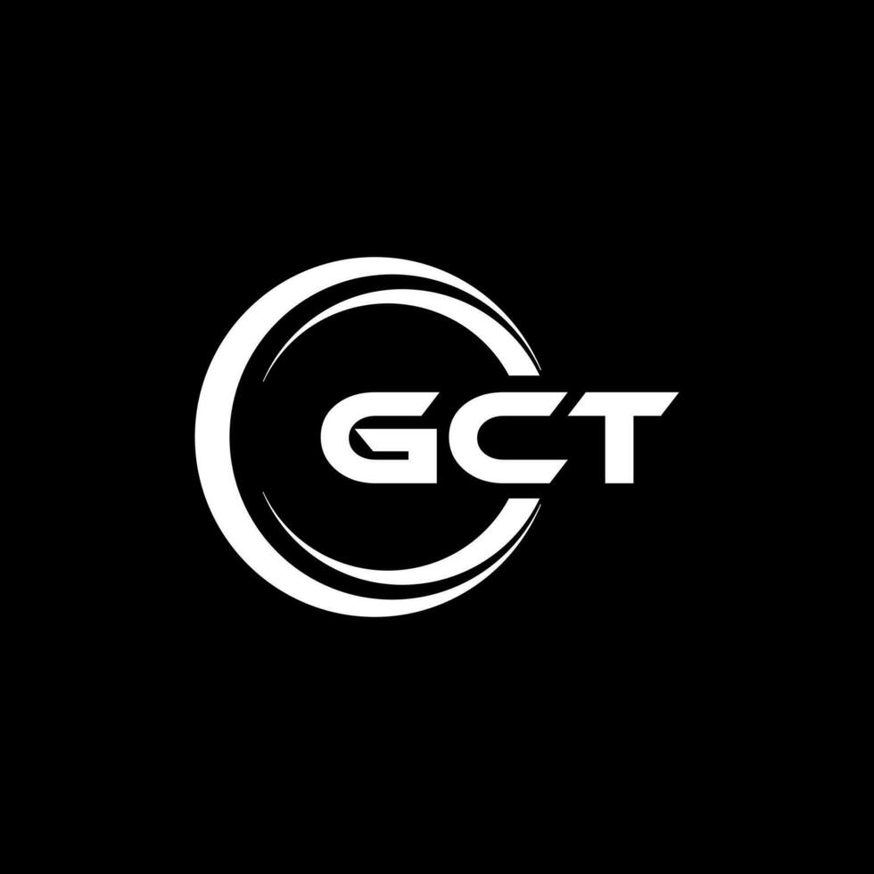 gct logotyp design, inspiration för en unik identitet. modern elegans och kreativ design. vattenmärke din Framgång med de slående detta logotyp. vektor